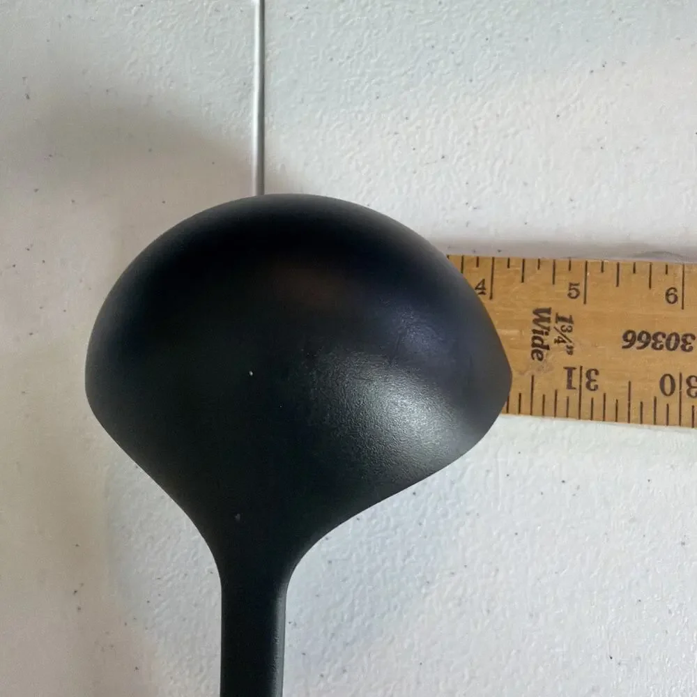 Cuisinart lot of 3 soup ladle Nylon Spoon Slotted Turner spatula pasta Black